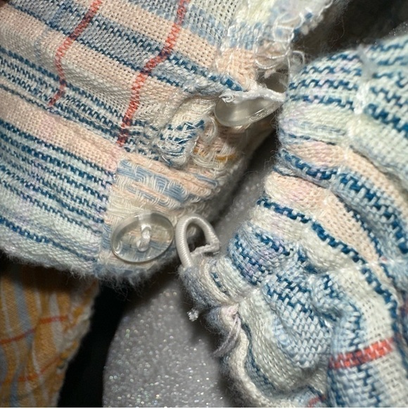 Free People We The Free Maldives Surplice Wrap Top Dolman Wrap Shirt Women’s L - Picture 7 of 12